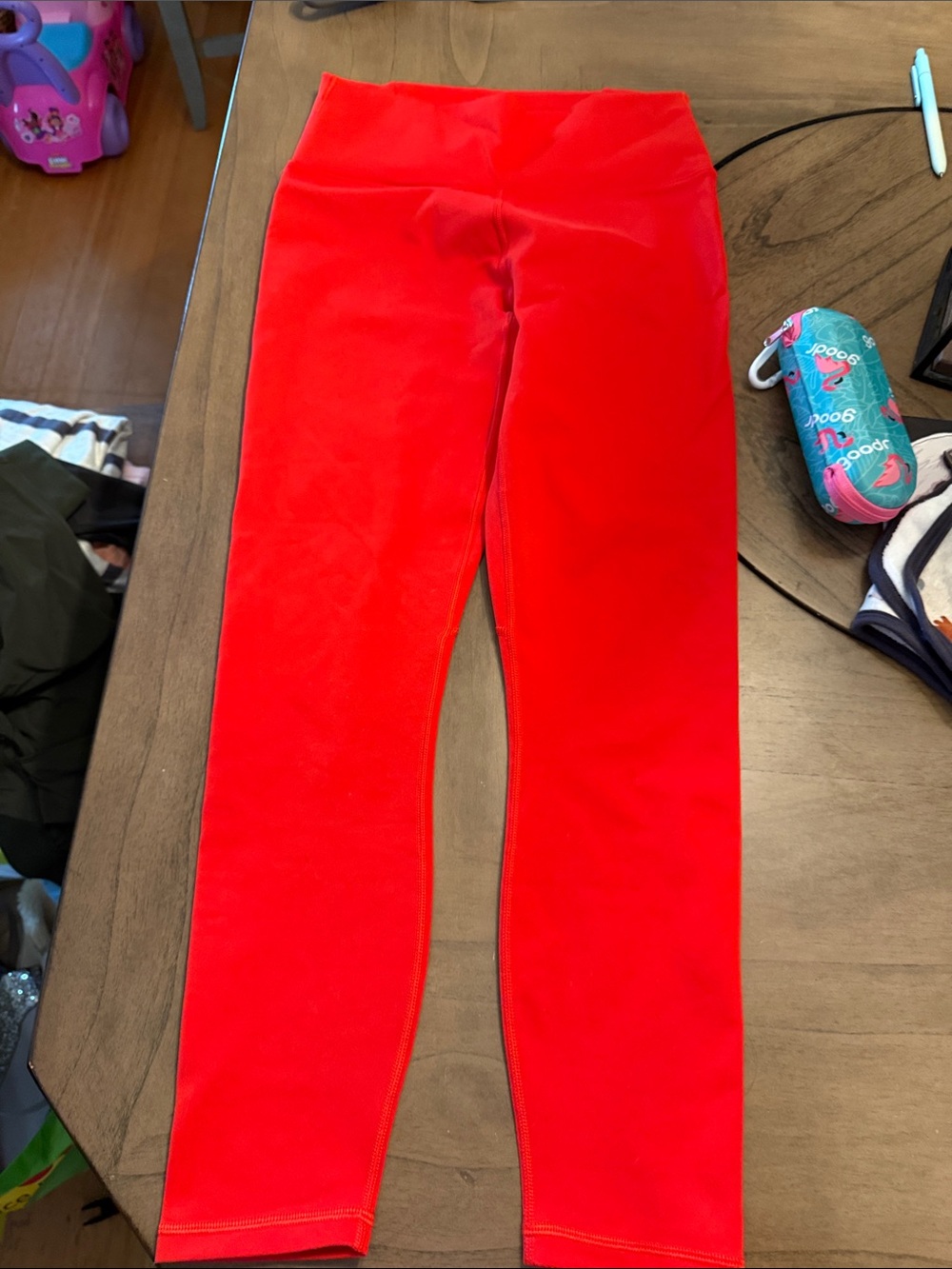 Fabletics Bright Red powerhold Women's Active Leggings
